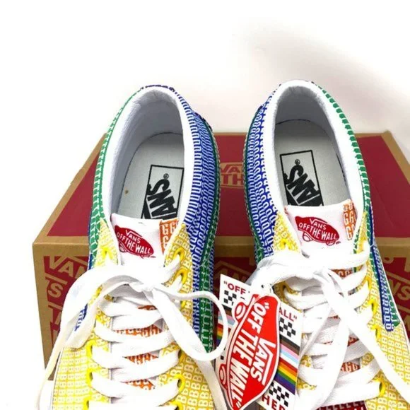 💖MEGA SALE💖VANS Womens Size Sk8-Mid Pride Lacing Multicolor Canvas VN0A3WM33WJ - Picture 7 of 12
